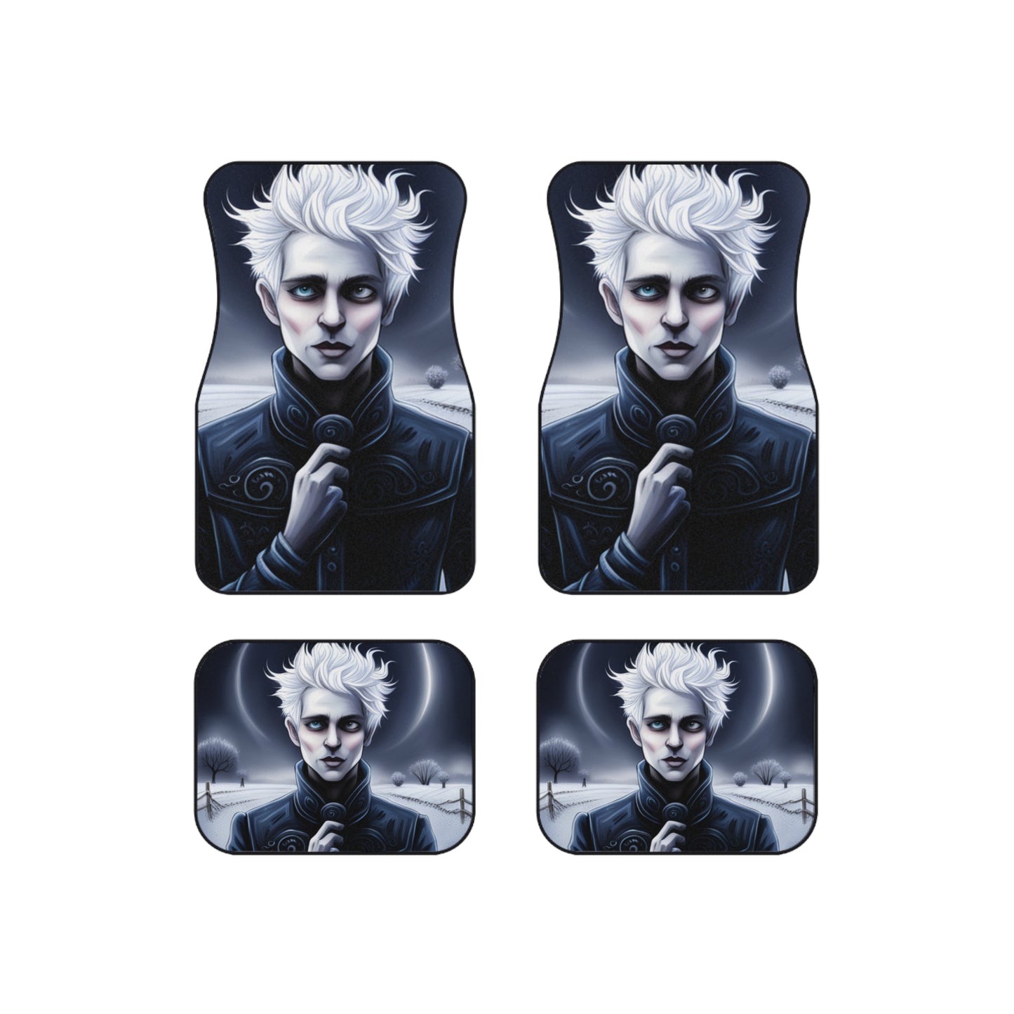 Gothic Jack Frost Car Mats (Set of 4)