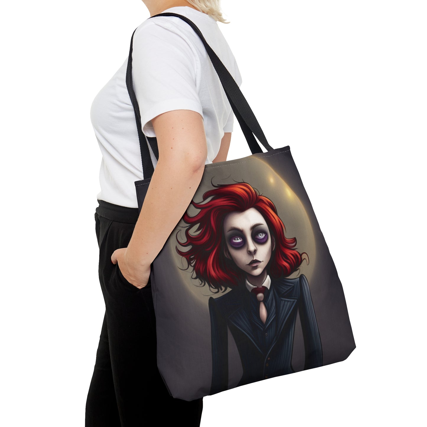 Goth/Vampire Girl Tote Bag
