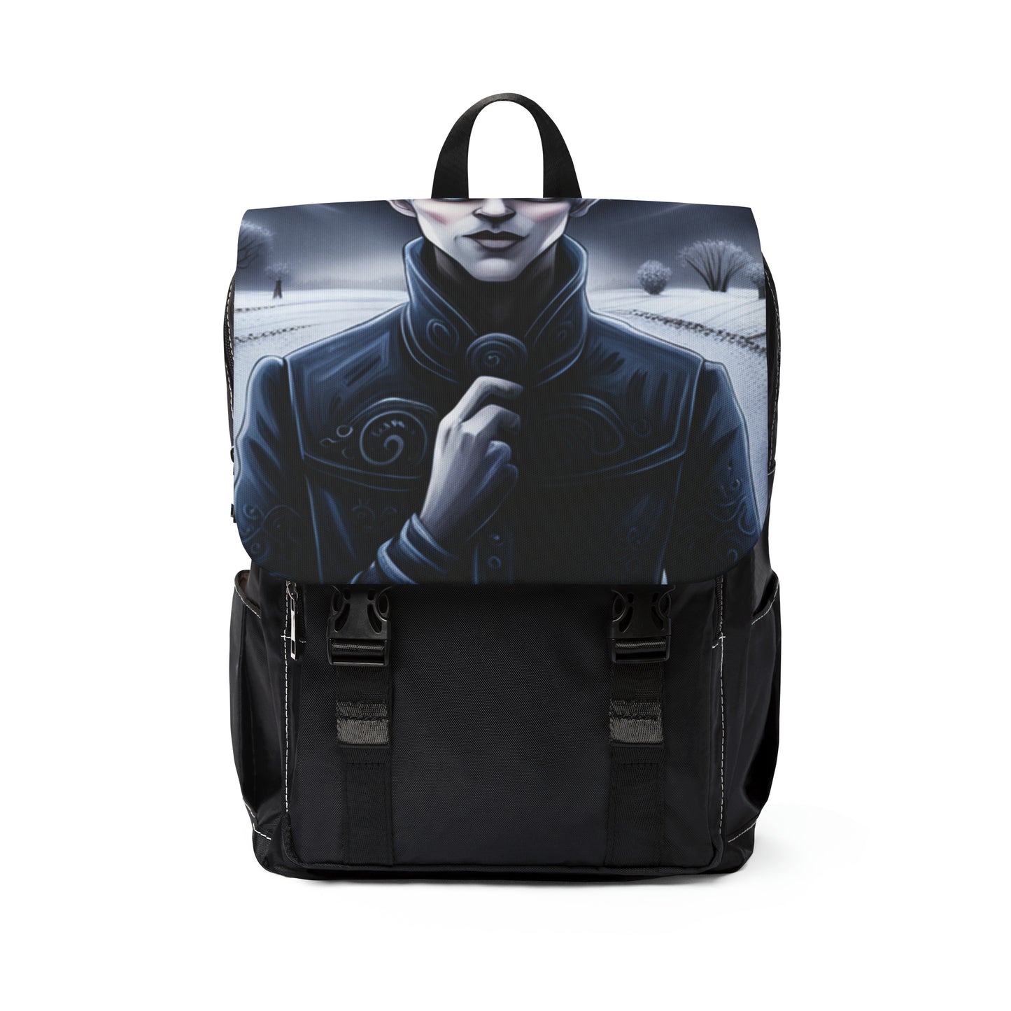 Gothic Jack Frost Unisex Casual Shoulder Backpack