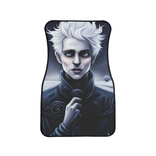 Gothic Jack Frost Car Floor Mats, 1pc