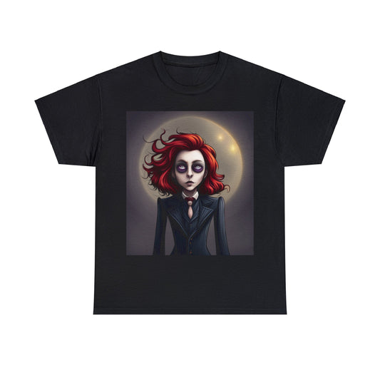 Goth/Vampire Girl Unisex Heavy Cotton Tee