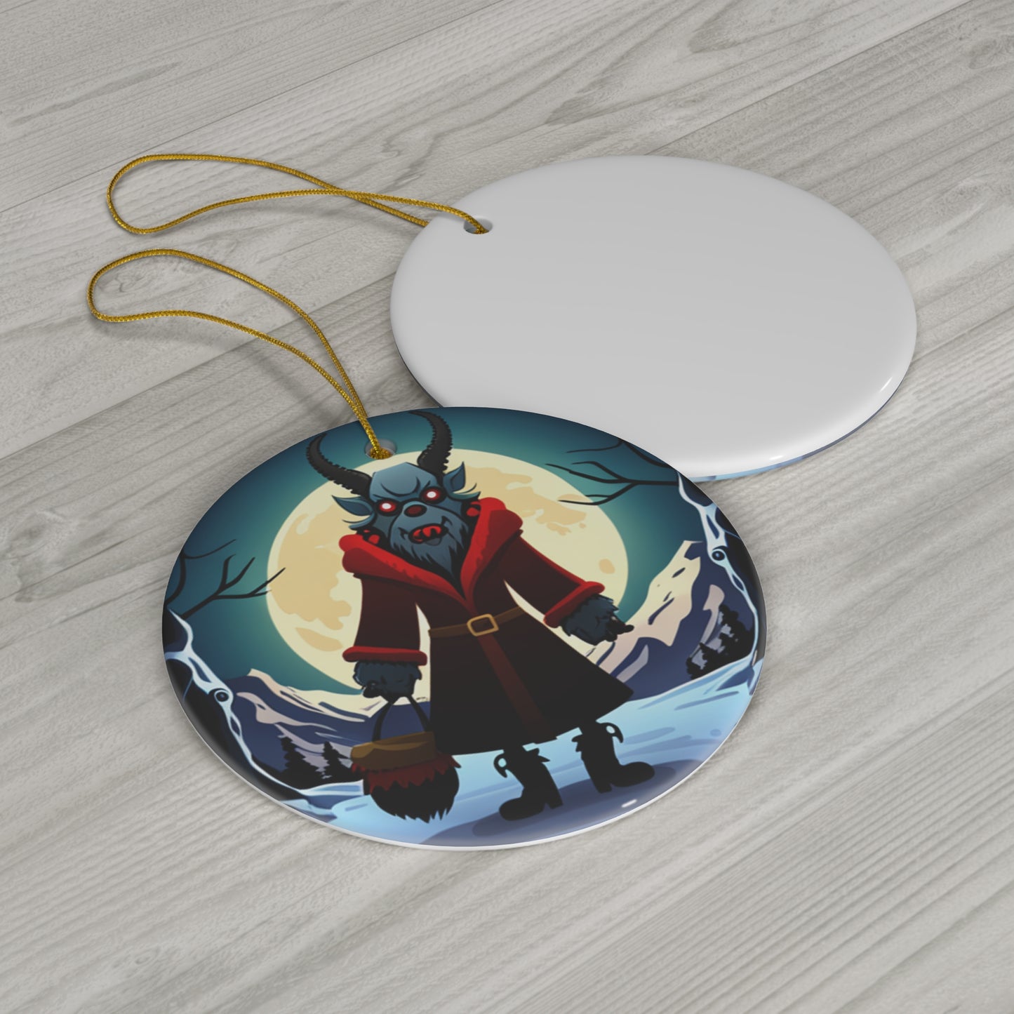 Krampus Ceramic Ornament