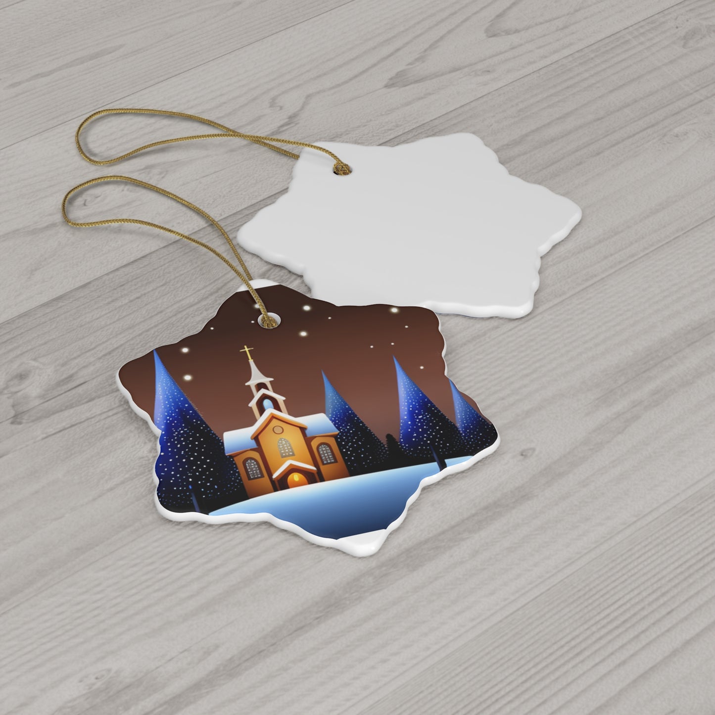 Ceramic Ornament, 2 Shapes