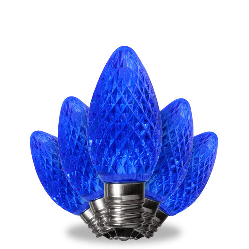 C7 Blue Kringle Traditions LED Bulbs - 25 Pack