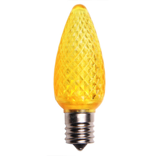 C9 Acrylic Gold LED Bulbs - 25 Pack