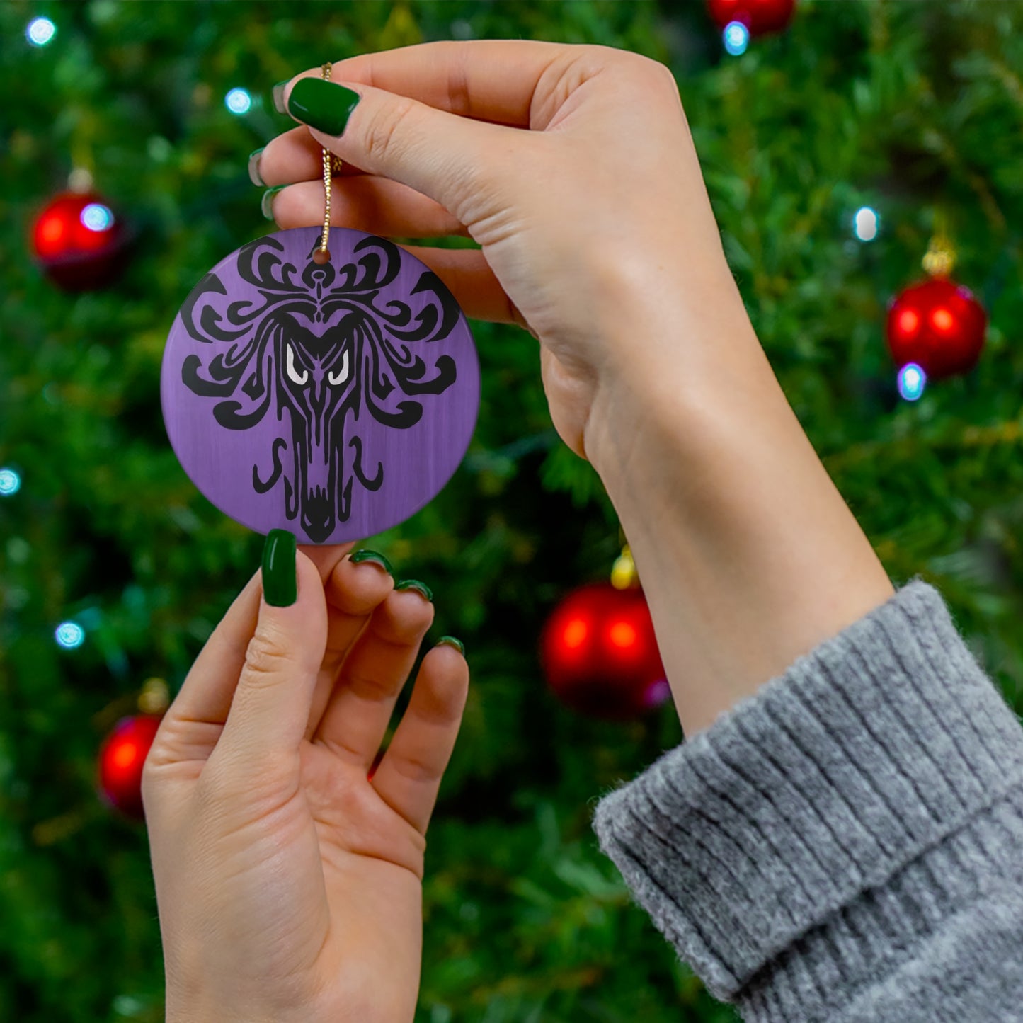 Haunted Mansion Ghoul Ceramic Ornament