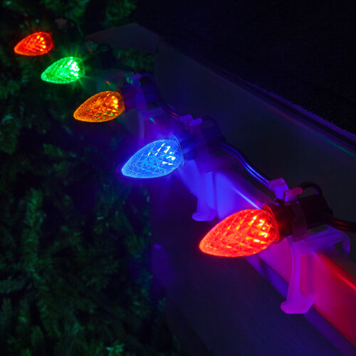 C7 Multicolor OptiCore LED Bulbs - 25 pack